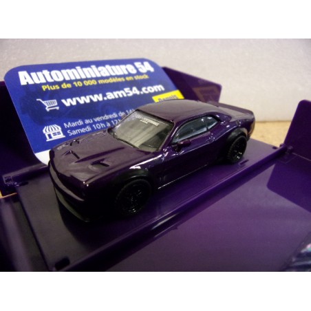Dodge Challenger SRT Hellcat Purple + boite camion LB Works T64G-TL039-PU Tarmac Works