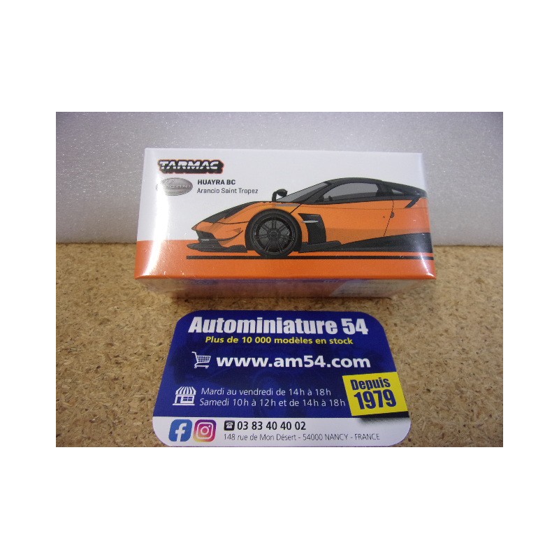 Pagani Huayra BC Arancio Saint Tropez T64G-TL014-OR Tarmac Works