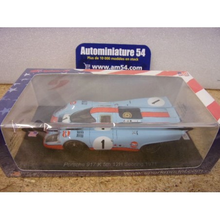 1971 Porsche 917K n°1 Siffert - Bell 5th 12H Sebring US344 Spark Model