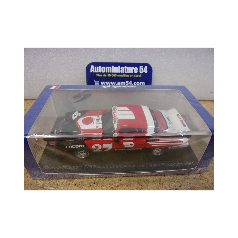 1984 Chevrolet Camaro Z28 Facom n°27 Jean Pierre Jarier 1st Champion France Production SF004 Spark Model