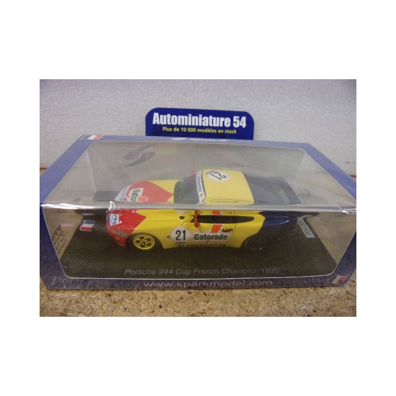 1990 Porsche 944 Cup n°21 Michel Maisonneuve French Champion SF314 Spark Model