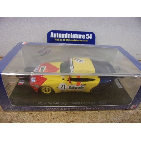 1990 Porsche 944 Cup n°21 Michel Maisonneuve French Champion SF314 Spark Model