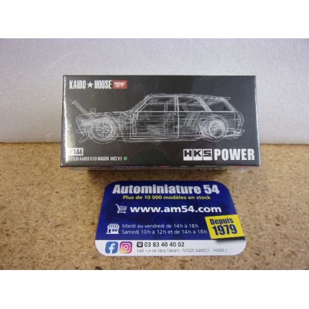 Nissan Datsun Kaido House 510 Wagon HKS V1 KHMG144 True Scale Miniatures MinGT