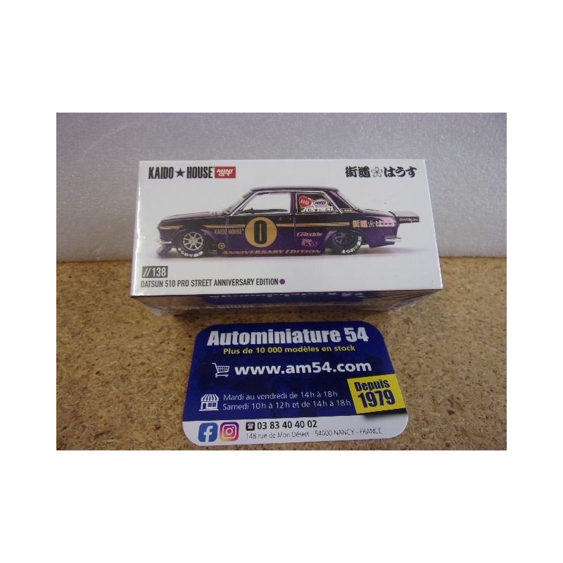 Datsun Kaido House 510 Pro Street Anniversary Edition KHMG138 True Scale Miniatures MinGT