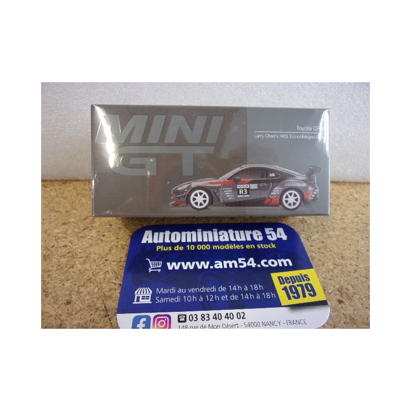 Toyota GR86 Larry Chen'S HKS Turbocharged MGT00820 True Scale Models Mini GT