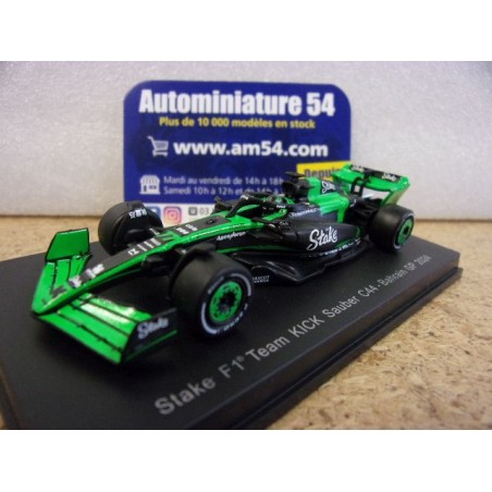 2024 Stake F1 Sauber C44 n°77 Valtteri Bottas Bahrain Y366 Spark Model Sparky 1.64