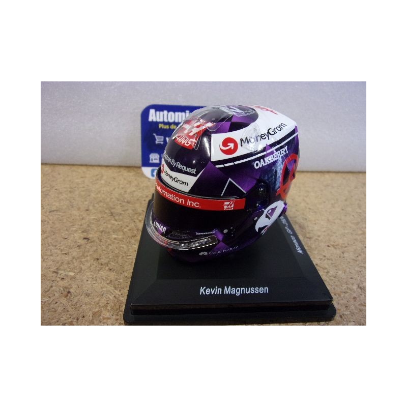 2024 Casque Kevin Magnussen HAAS Monaco GP 1/5 5HF159 Spark Model