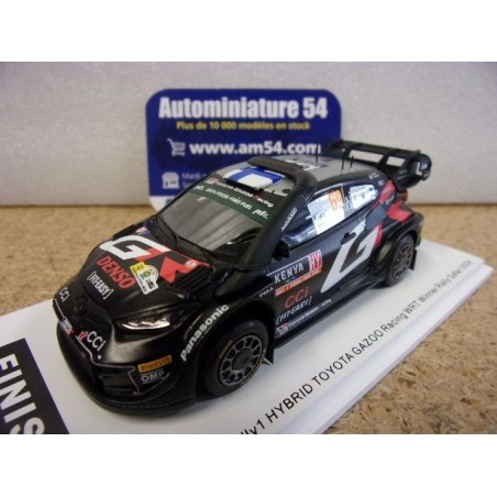 2024 Toyota GR Yaris Rally1 n°69 K.Rovanpera - J.Halttunen 1st Winner Safari S6873 Spark Model