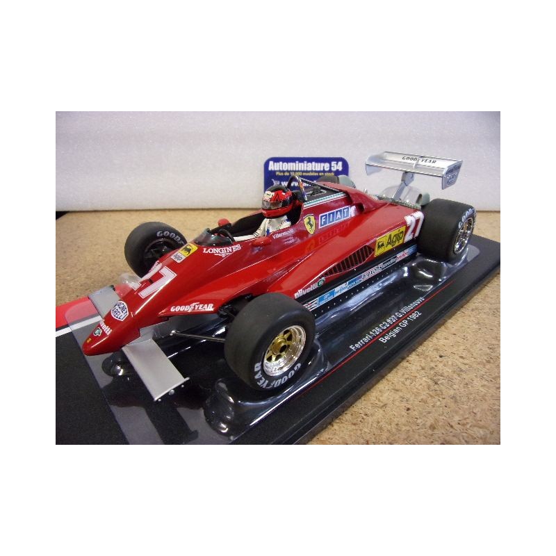 1982 Ferrari 126C2 n°27 Gilles Villeneuve Belgian GP 18629F MCG