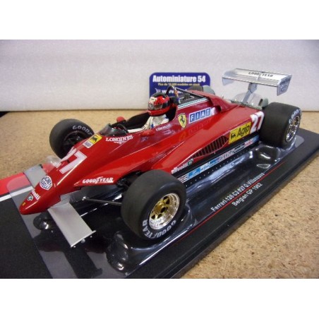 1982 Ferrari 126C2 n°27 Gilles Villeneuve Belgian GP 18629F MCG