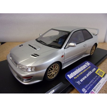 Subaru Impreza 22B STi LHD Silver 1998 S1807408 Solido