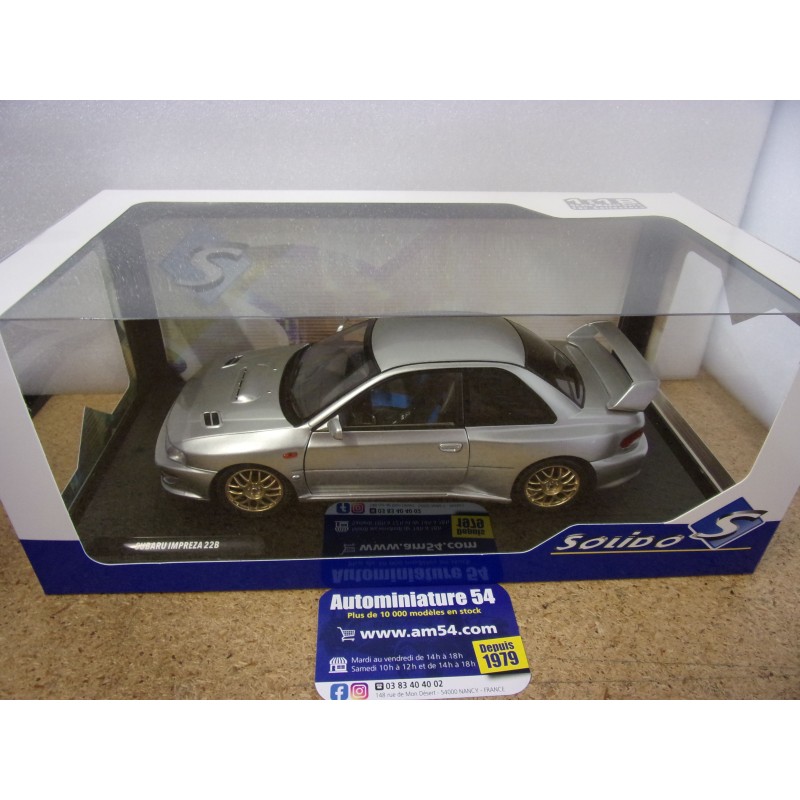 Modèle réduit Subaru - Impreza 22b 1998 - Silver 1/18 | Solido