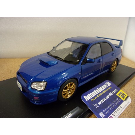 Subaru Impreza WRX STi Sonic Blue 2003 S1812301 Solido
