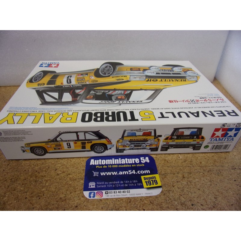 Renault 5 Turbo Rally n°9 Ragnotti - Andrié 24027-3200 Tamiya Maquette
