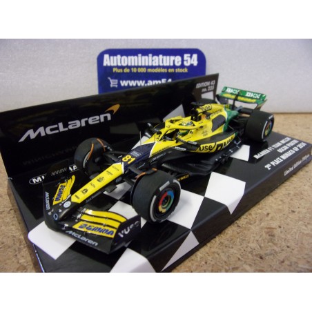 2024 McLaren MCL38 n°81 Oscar Piastri 2nd Monaco GP 537245181 Minichamps
