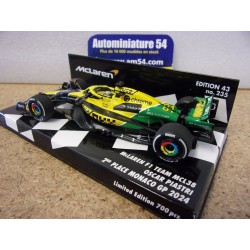 2024 McLaren MCL38 n°81 Oscar Piastri 2nd Monaco GP 537245181 Minichamps