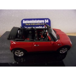 Mini Cooper S Cabrio Red 54849 Auto Art
