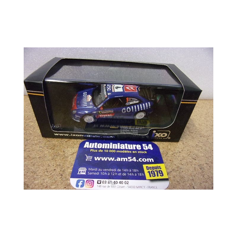 1/43 Citroën Xsara WRC #1 Rally Turkey Turquie 2006 McRae IXO Models RAM251