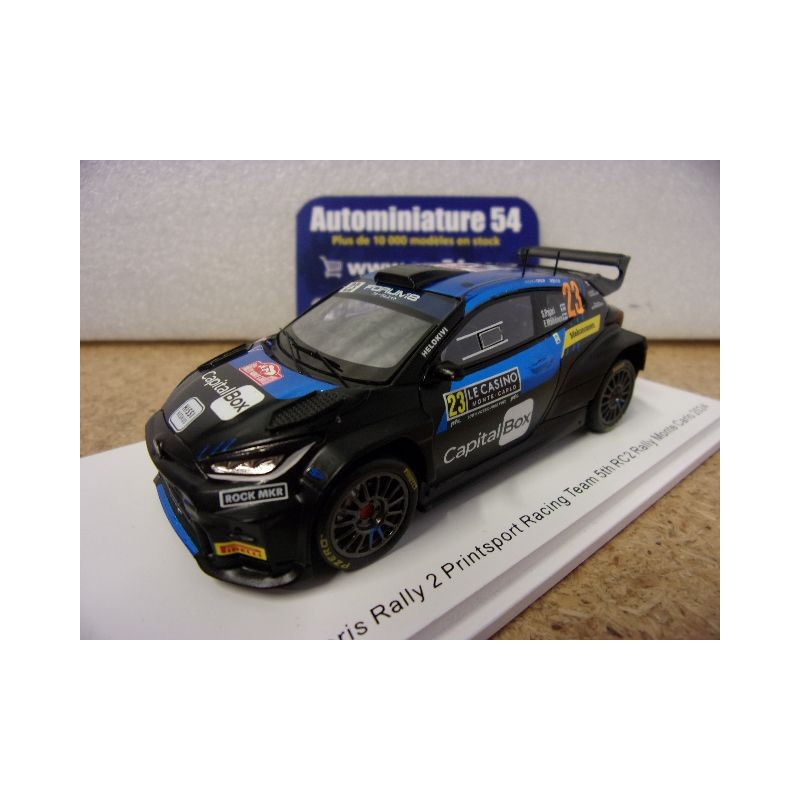 2024 Toyota GR Yaris Rally2 n°23 Pajari - Malkonen 5th RC2 Monte Carlo S6861 Spark Model