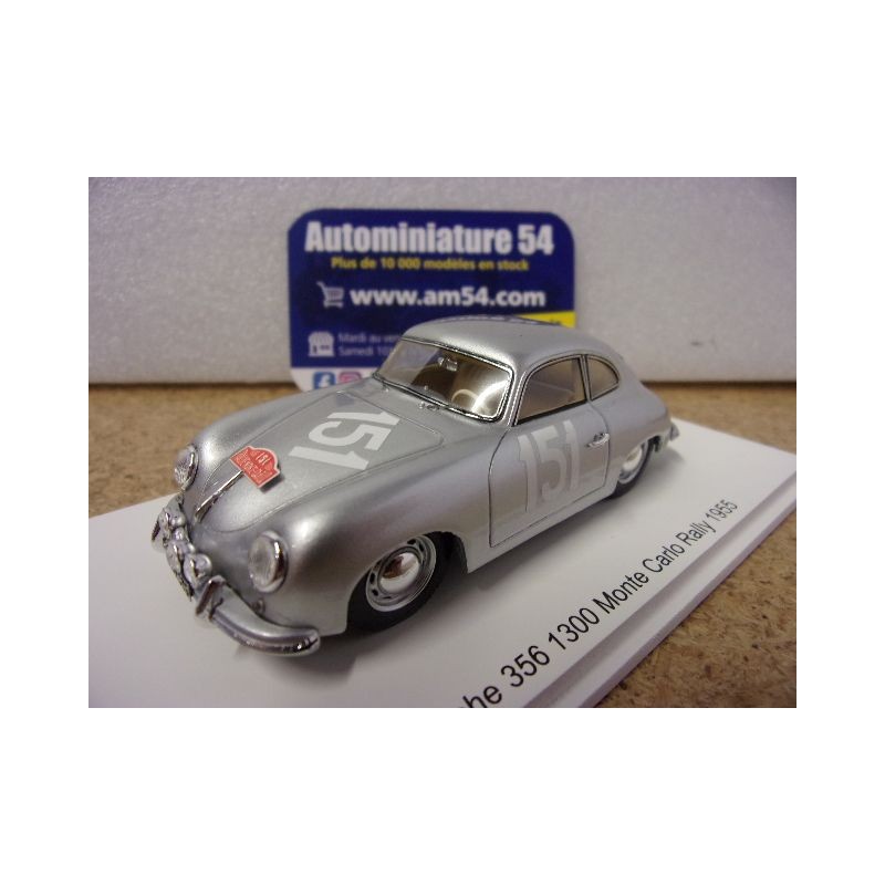 1955 Porsche 356 1300 n°151 Johansson - Jensen Monte Carlo S6135 Spark Model