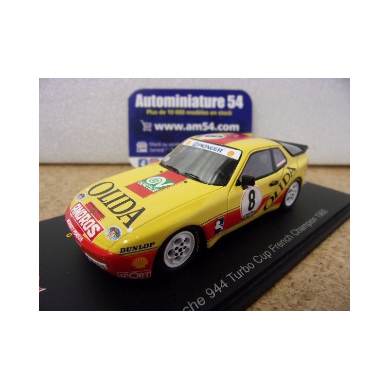 1988 Porsche 944 Cup n°8 André Bourdon French Champion SF312 Spark Model