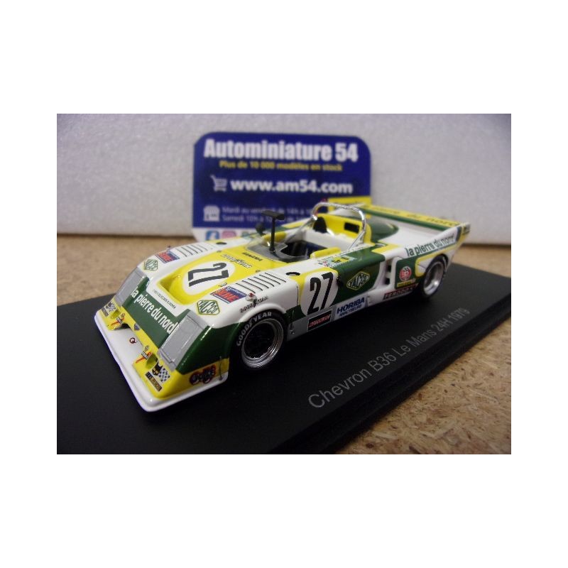 1979 Chevron B36 n°27 Sourd - Vetsch - Carmillet 24H Le Mans S9419 Spark Model