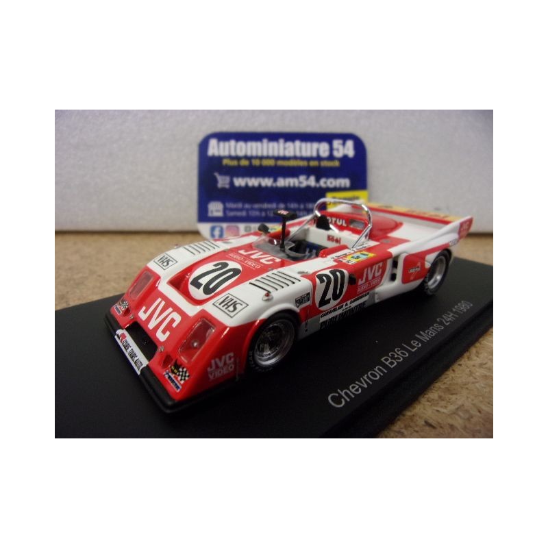 1980 Chevron B36 n°20 Courage - Grand 24H Le Mans S9421 Spark Model