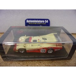 1985 Rondeau M382 n°39Sotty - Justice - Oudet Le Mans S8463 Spark Model