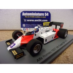 1983 Alfa Roméo 183T n°23 Mauro Bladi 5th Dutch GP S8805 Spark Model
