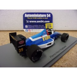 1989 Rial ARC2 n°39 PH Raphanel Practice belgium GP S3963 Spark Model