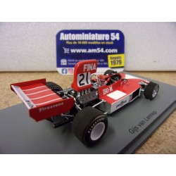 1974 Iso Marlboro Williams FW n°21 Gijs Van Lennep Belgium GP S4039 Spark Model
