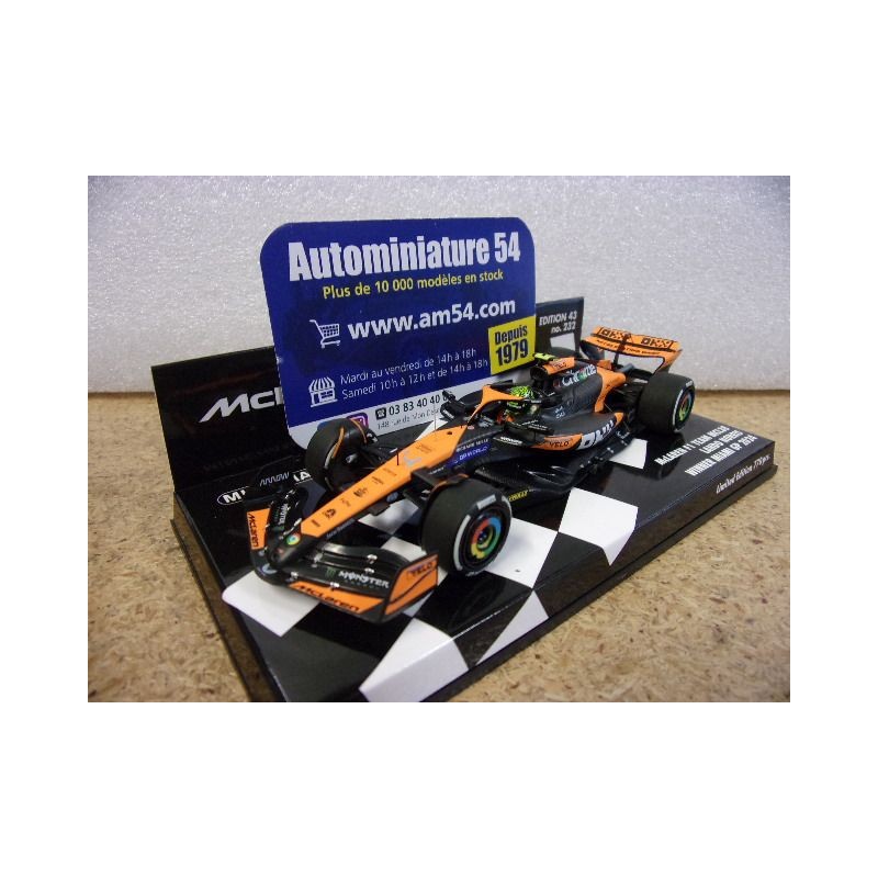 2024 McLaren MCL38 n°4 Lando Norris 1st Winner Miami GP 537244404 Minichamps