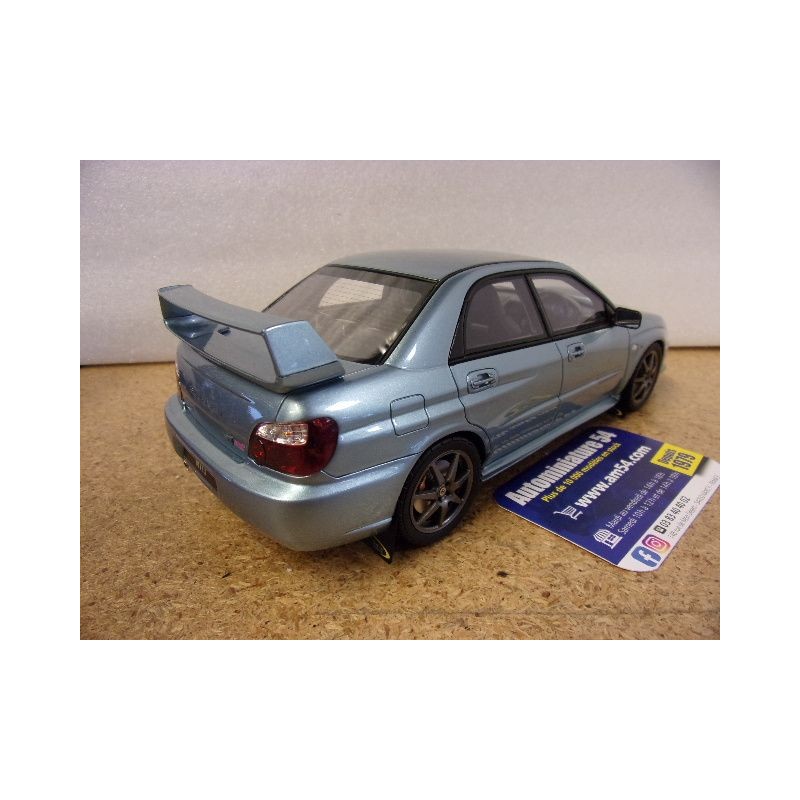 1:18 OTTO mobile OT1114 Subaru Impreza Wrx Sti WR1 Solberg Édition Glace Bleu