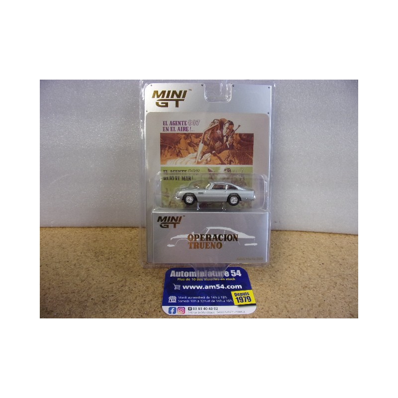 Aston Martin DB5 Operacion Trueno - Thunderball James Bond Spanish Version MGT00901-007S Mini GT