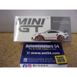 Porsche 911 - 992 GT3 RS White - Pyro red MGT00706 Mini GT
