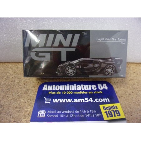 Bugatti Vision Gran Turismo Black MGT00795 True Scale Models Mini GT