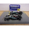 2024 Mercedes AMG Petronas W15 n°63 Russell 1st Winner Las Vegas & 44 Hamilton Y406 Spark Model Sparky 1.64