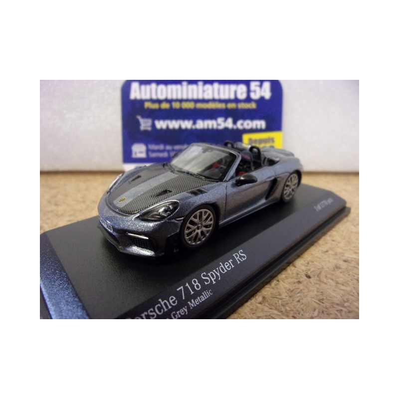 Porsche Boxter 718 Spyder RS Grey 643064003 Tarmac Works - Minichamps