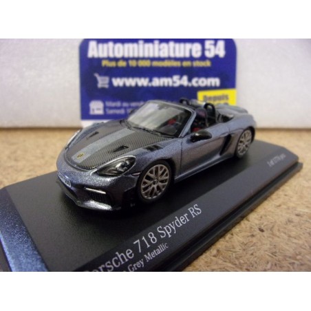 Porsche Boxter 718 Spyder RS Grey 643064003 Tarmac Works - Minichamps