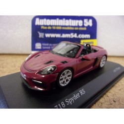 Porsche Boxter 718 Spyder RS Purple 643064004 Tarmac Works - Minichamps