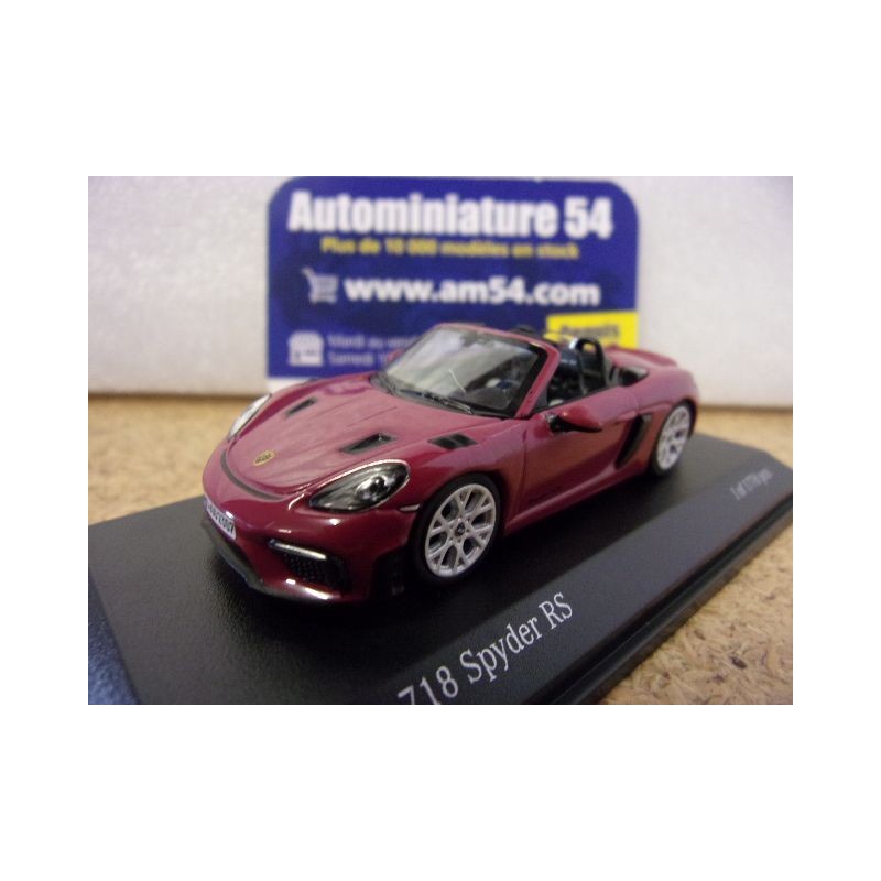 Porsche Boxter 718 Spyder RS Purple 643064004 Tarmac Works - Minichamps