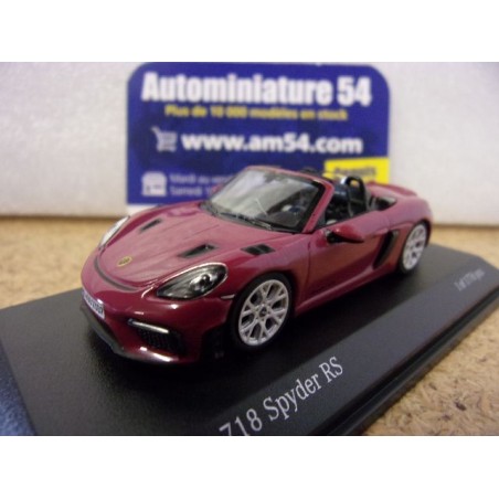 Porsche Boxter 718 Spyder RS Purple 643064004 Tarmac Works - Minichamps