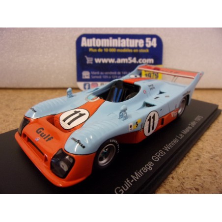 1975 Gulf Mirage GR8 n°11 Ickx - Bell 1st Winner Le Mans 43LM75 Spark Model
