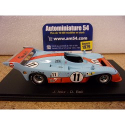 1975 Gulf Mirage GR8 n°11 Ickx - Bell 1st Winner Le Mans 43LM75 Spark Model