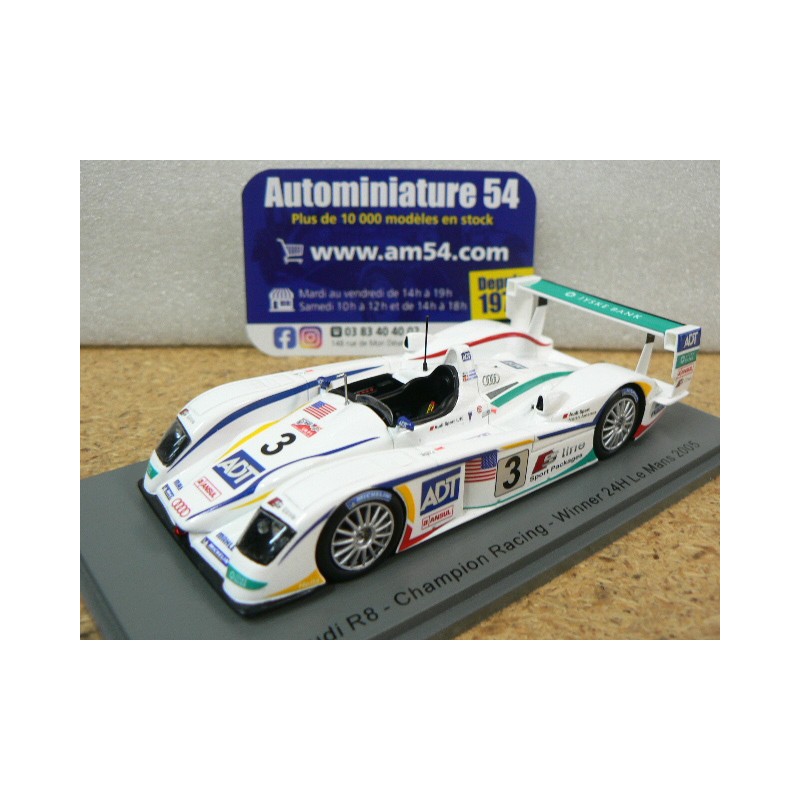 2005 Audi R8 Champion Racing n°3 Kristensen - Lehto - Werner 1st winner  Le Mans 43LM05 Spark Model