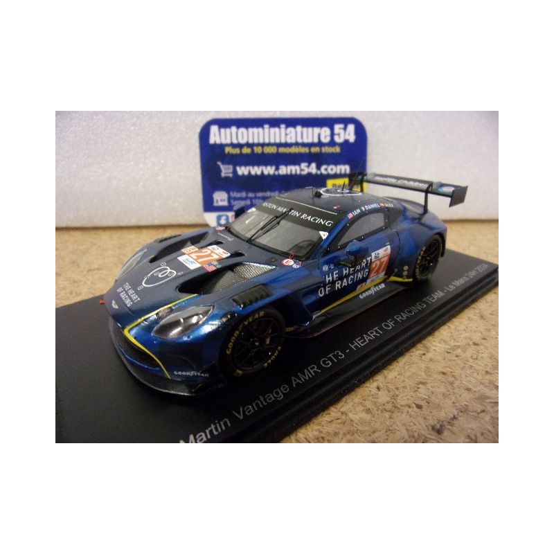 2024 Aston Martin Vantage AMR Heart of Racing n°27 James - Mancinelli - Riberas LMGT3 Le Mans S9146 Spark Model