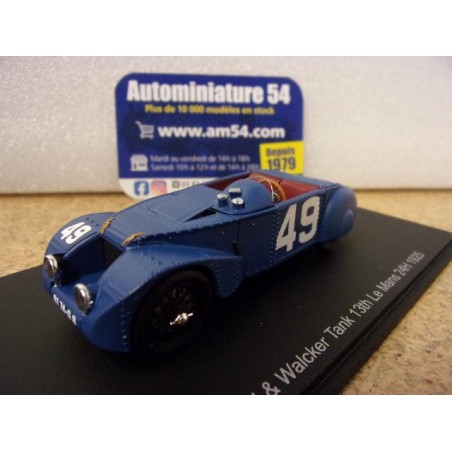 1925 Chenard & Walker Tank n°49 Sénéchal - Locqueneux Le Mans S8103 Spark Model