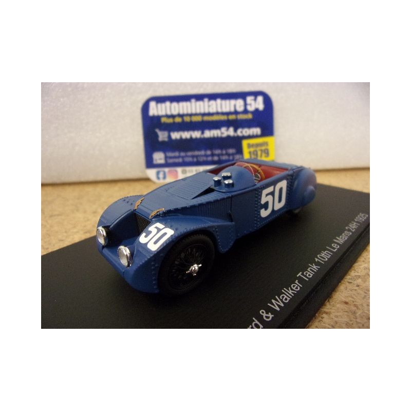 1925 Chenard & Walker Tank n°10 Glazmann - Manso de Zuniga 10th Le Mans S8103 Spark Model