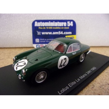 1960 Lotus Elite n°42 Allen - Buxton Le Mans S8202 Spark Model