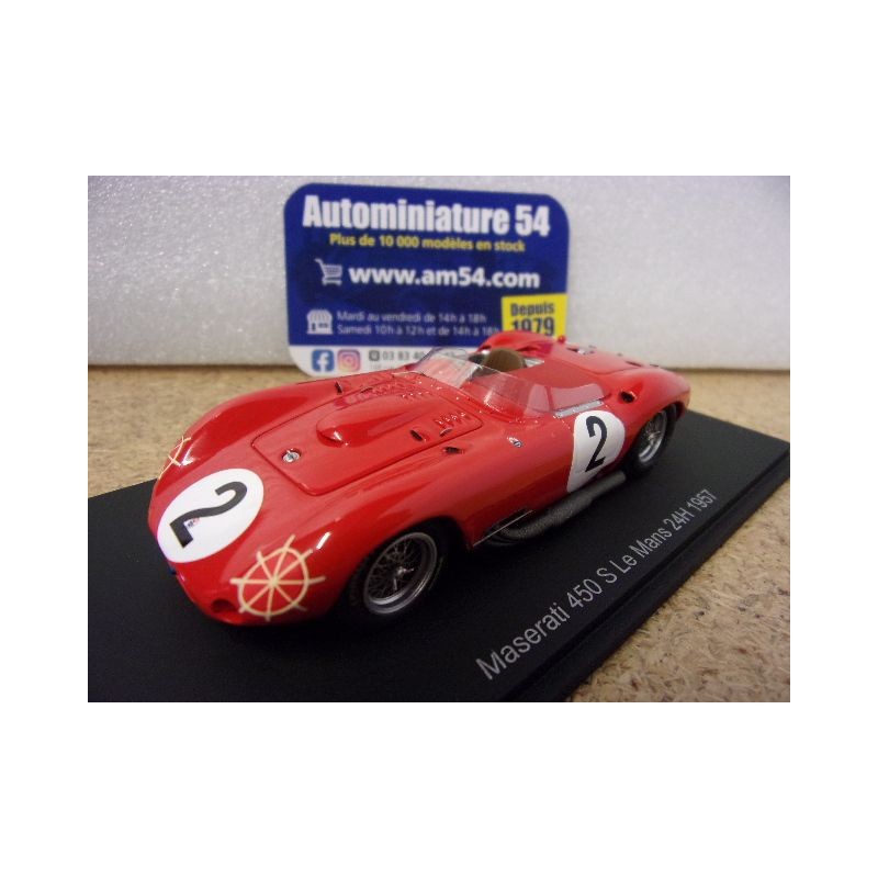 1957 Maserati 450S n°2 Behra - Simon Le Mans S4546 Spark Model